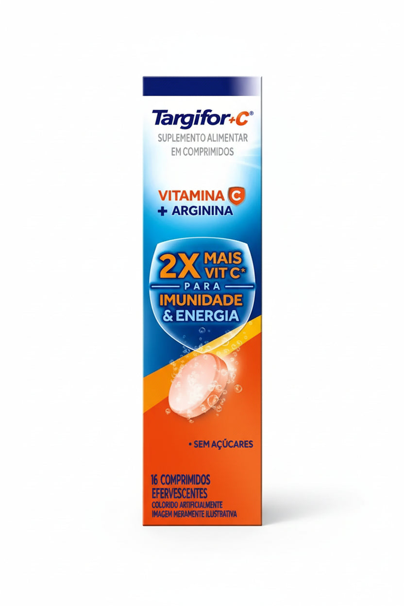 Targifor Vitamina C + Arginina Efervescente